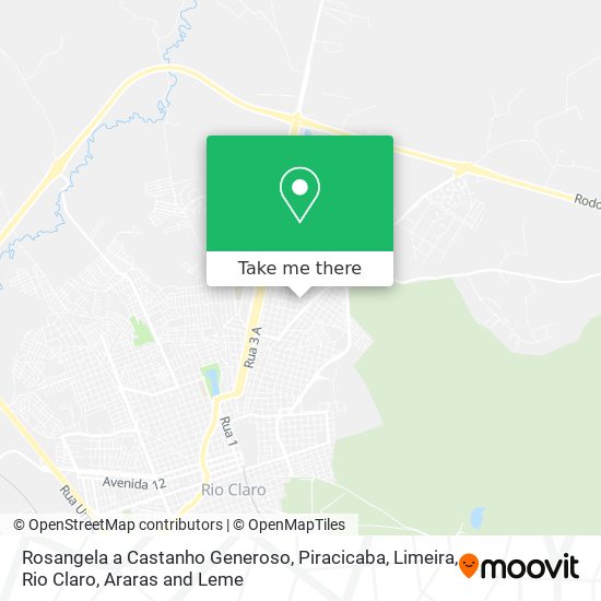 Rosangela a Castanho Generoso map
