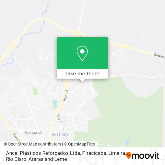 Ancel Plásticos Reforçados Ltda map