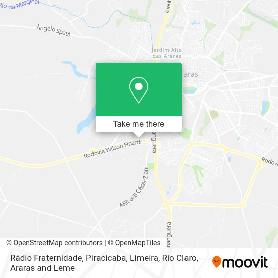 Rádio Fraternidade map