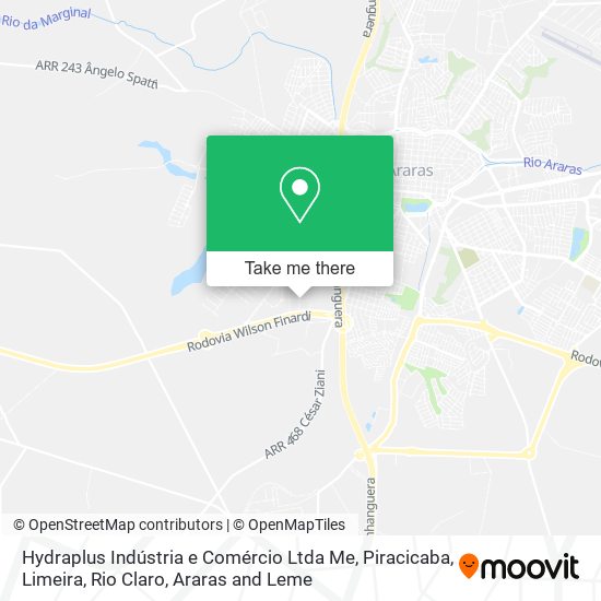 Hydraplus Indústria e Comércio Ltda Me map