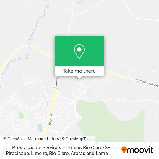Mapa Jr. Prestação de Serviços Elétricos Rio Claro / SP