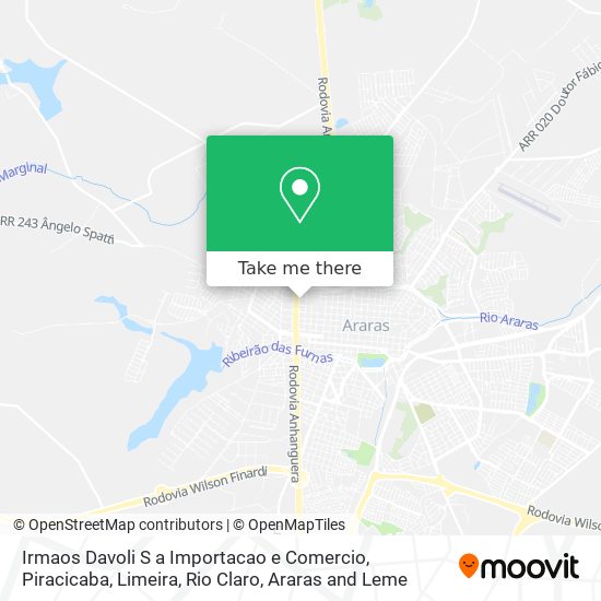 Irmaos Davoli S a Importacao e Comercio map