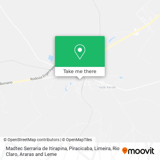 Madtec Serraria de Itirapina map