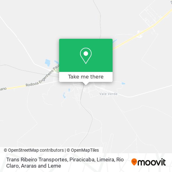 Trans Ribeiro Transportes map