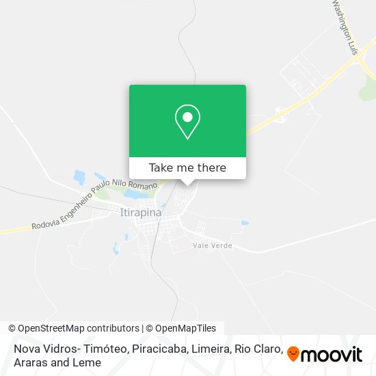 Nova Vidros- Timóteo map