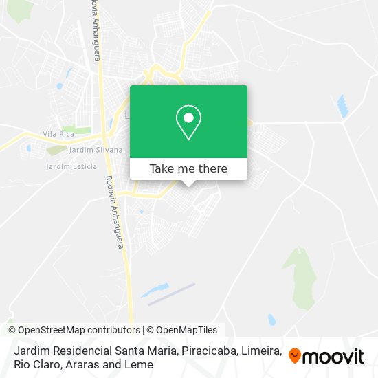 Jardim Residencial Santa Maria map