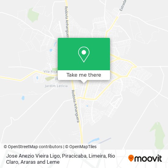 Jose Anezio Vieira Ligo map