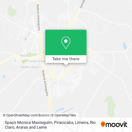 Spaço Monica Masteguim map
