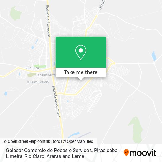 Gelacar Comercio de Pecas e Servicos map