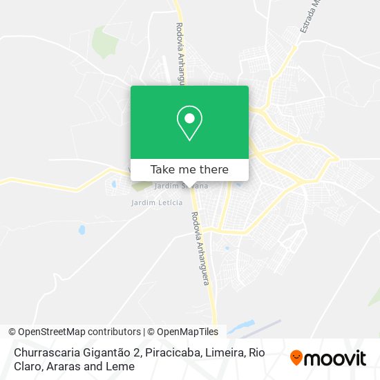 Churrascaria Gigantão 2 map