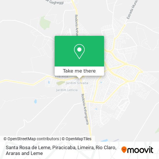 Santa Rosa de Leme map