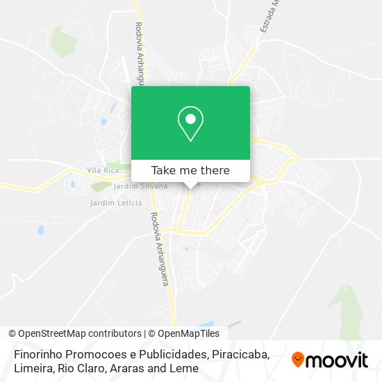 Finorinho Promocoes e Publicidades map