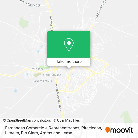 Fernandes Comercio e Representacoes map