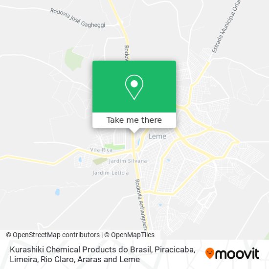 Kurashiki Chemical Products do Brasil map