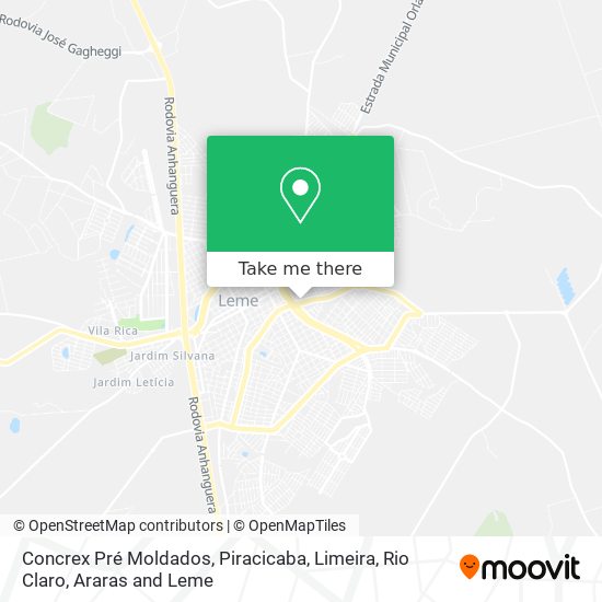 Concrex Pré Moldados map