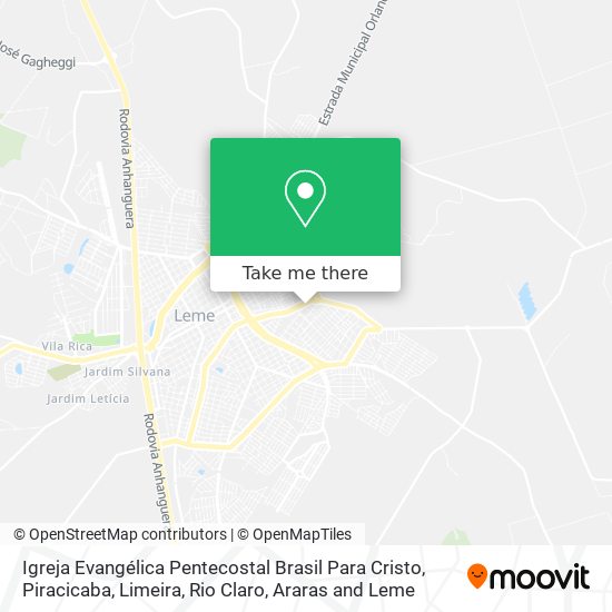 Mapa Igreja Evangélica Pentecostal Brasil Para Cristo