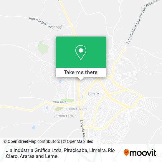 J a Indústria Gráfica Ltda map
