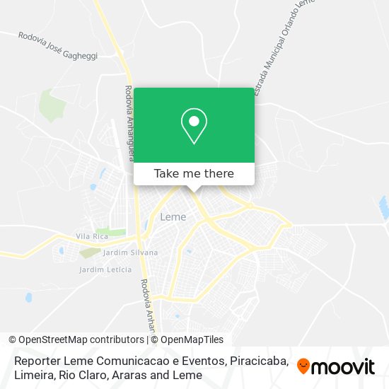Reporter Leme Comunicacao e Eventos map