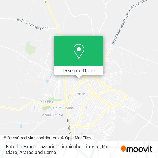 Estádio Bruno Lazzarini map