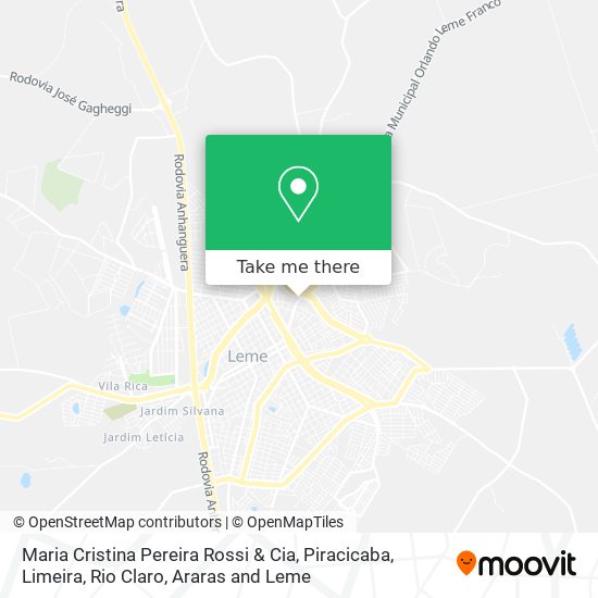 Maria Cristina Pereira Rossi & Cia map