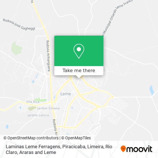 Laminas Leme Ferragens map
