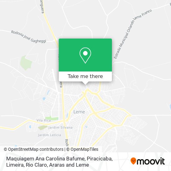 Maquiagem Ana Carolina Bafume map