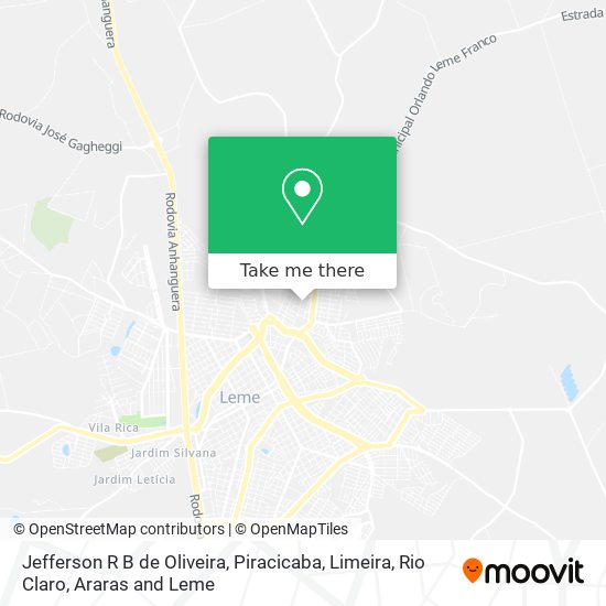 Jefferson R B de Oliveira map