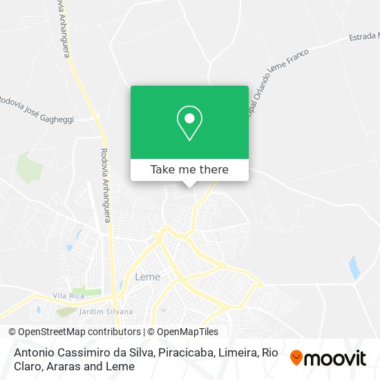 Antonio Cassimiro da Silva map