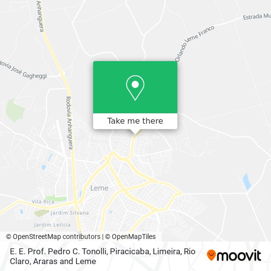 E. E. Prof. Pedro C. Tonolli map