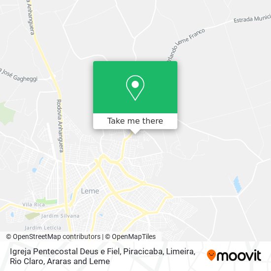 Igreja Pentecostal Deus e Fiel map