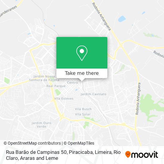 Mapa Rua Barão de Campinas 50