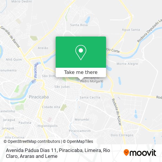 Avenida Pádua Dias 11 map