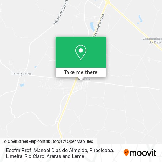 Eeefm Prof. Manoel Dias de Almeida map