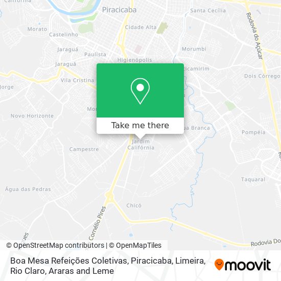 Boa Mesa Refeições Coletivas map