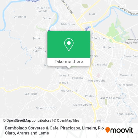 Bembolado Sorvetes & Cafe map
