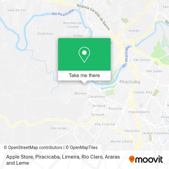 Apple Store map