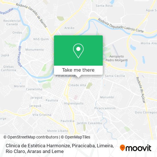 Clínica de Estética Harmonize map