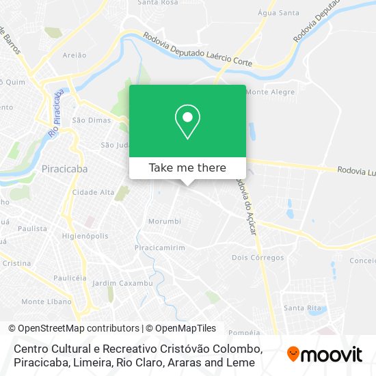 Centro Cultural e Recreativo Cristóvão Colombo map