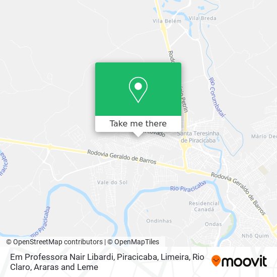 Em Professora Nair Libardi map
