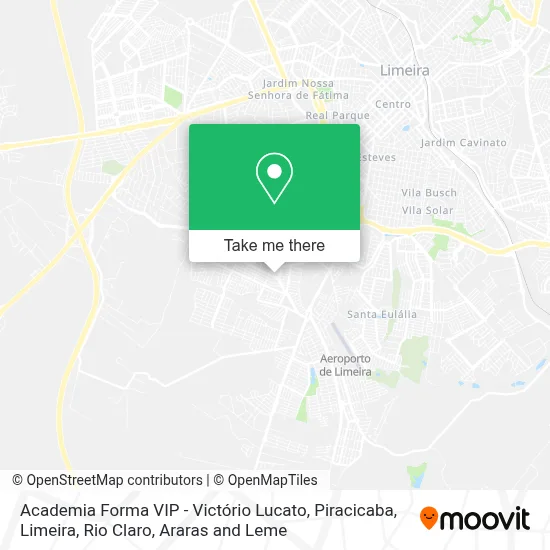 Academia Forma VIP - Victório Lucato map