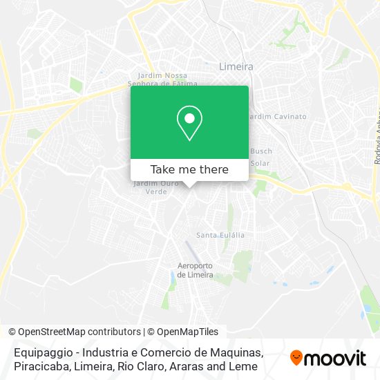 Equipaggio - Industria e Comercio de Maquinas map