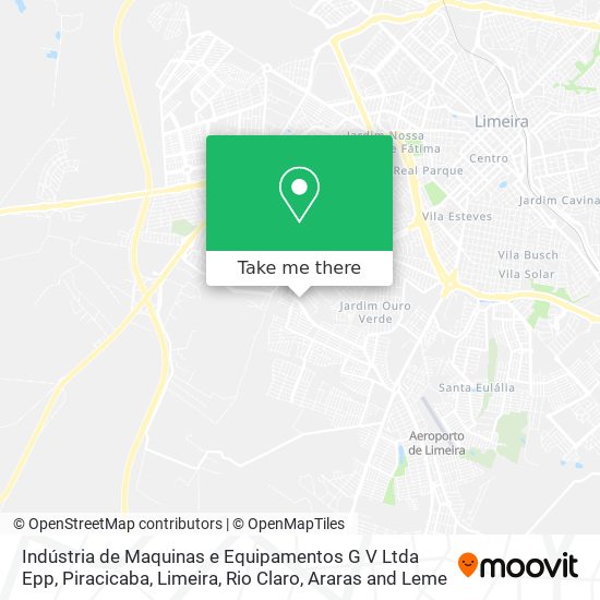 Indústria de Maquinas e Equipamentos G V Ltda Epp map