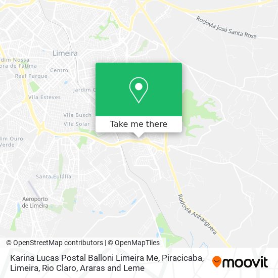 Karina Lucas Postal Balloni Limeira Me map