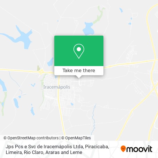 Jps Pcs e Svc de Iracemápolis Ltda map