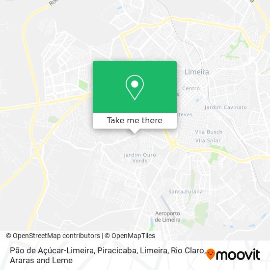 Pão de Açúcar-Limeira map