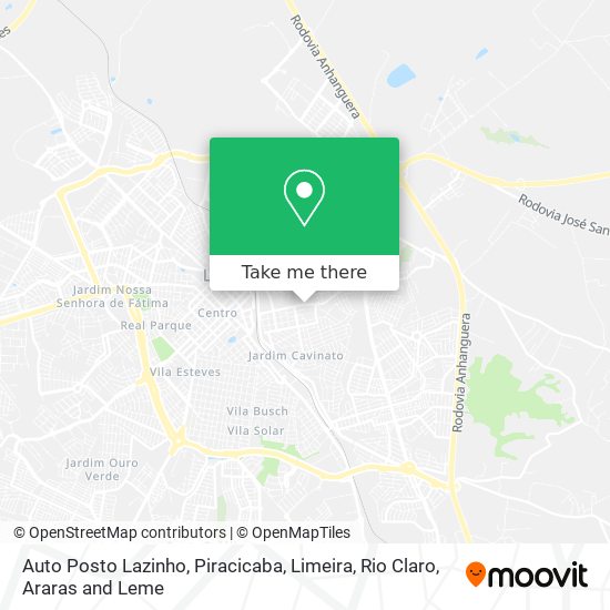 Auto Posto Lazinho map