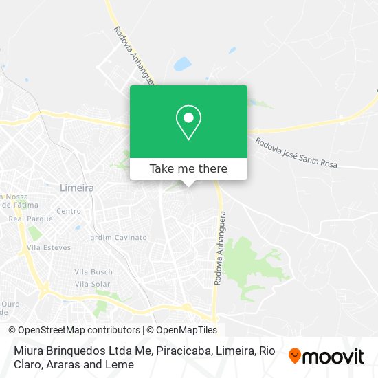 Miura Brinquedos Ltda Me map