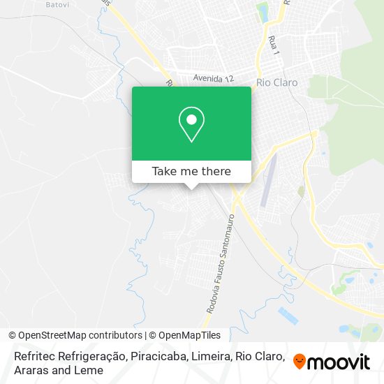 Refritec Refrigeração map