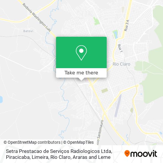 Mapa Setra Prestacao de Serviços Radiologicos Ltda