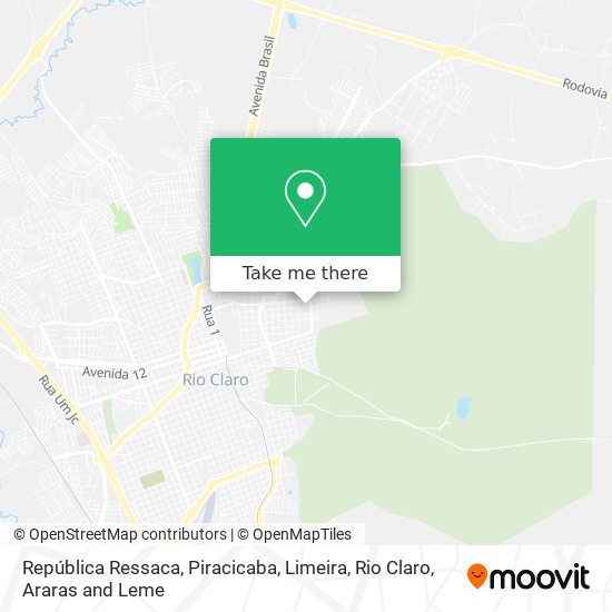 República Ressaca map